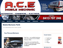 Tablet Screenshot of mobilemechanicperth.net.au